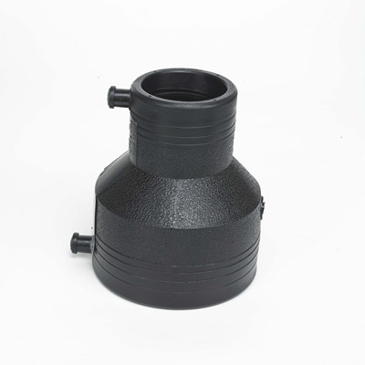 PE100 HDPE পাইপ ফিটিং ওয়েল্ডিং ইলেক্ট্রোফিউশন রিডুসার 200*110mm