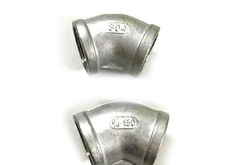 4 থ্রেডেড কনুই ss304L স্টেইনলেস স্টিল পাইপ ফিটিং