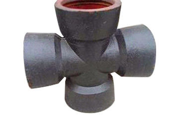 মাটি পাইপলাইন ক্রস টি ডুকটাইল আয়রন পাইপ ফিটিং